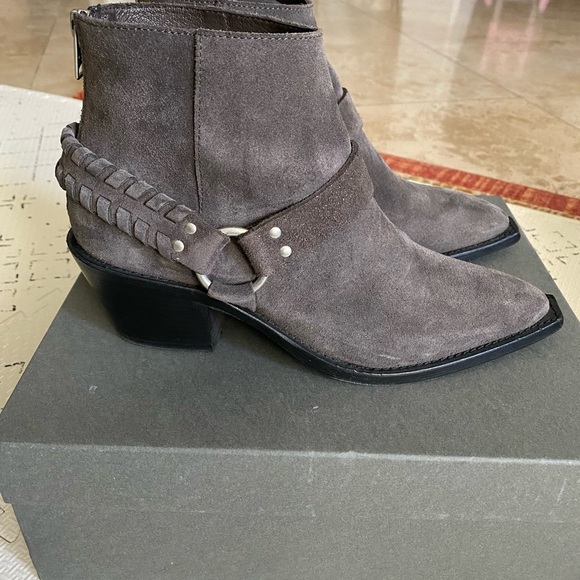 ALLSAINTS Suede Marley Boot Harness - Picture 6 of 10